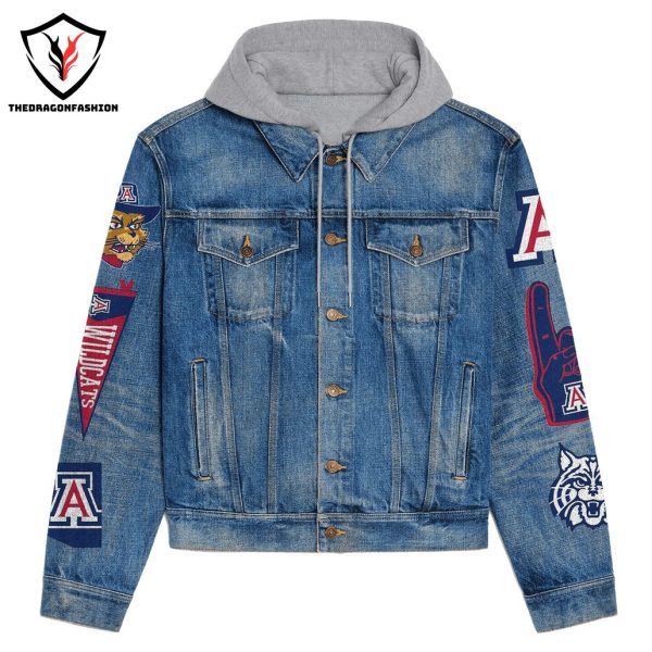 Arizona Wildcats – Wildcats Nation Bear Down Hooded Denim Jacket