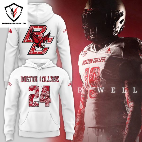 Boston College Eagles Football 2024 Hoodie – White