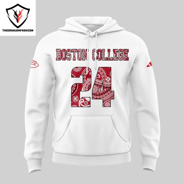 Boston College Eagles Football 2024 Hoodie – White