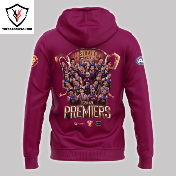 Brisbane Lions 2024 Afl Premiers Design Hoodie