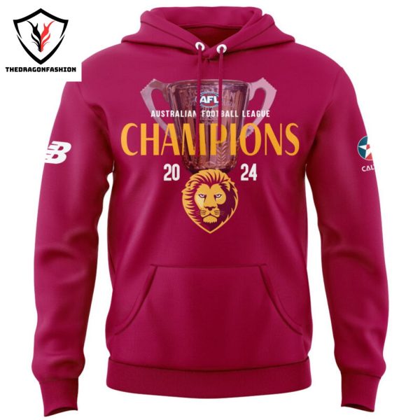 Brisbane Lions 2024 Champions Australian Football League Premiers Hoodie