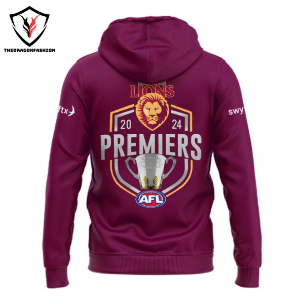 Brisbane Lions 2024 Champions Premiers Hoodie