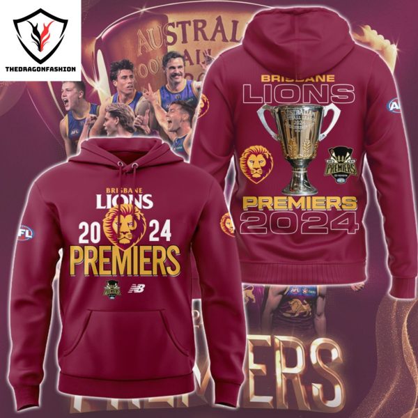 Brisbane Lions AFL 2024 Champions – 2024 Premiers Hoodie