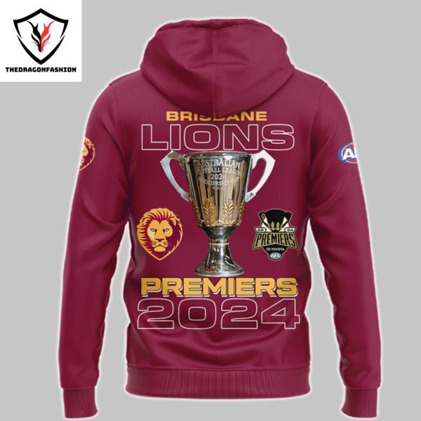 Brisbane Lions AFL 2024 Champions – 2024 Premiers Hoodie