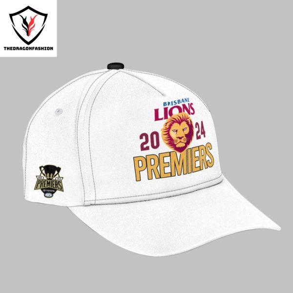 Brisbane Lions AFL Champions – 2024 Premiers Cap – White