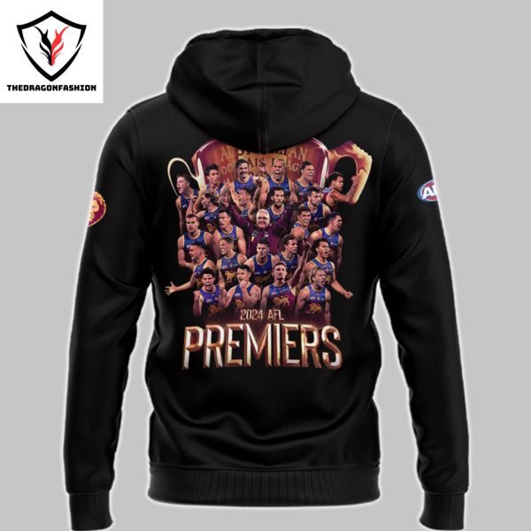 Brisbane Lions Australian Football League Champions 2024 Hoodie – Black