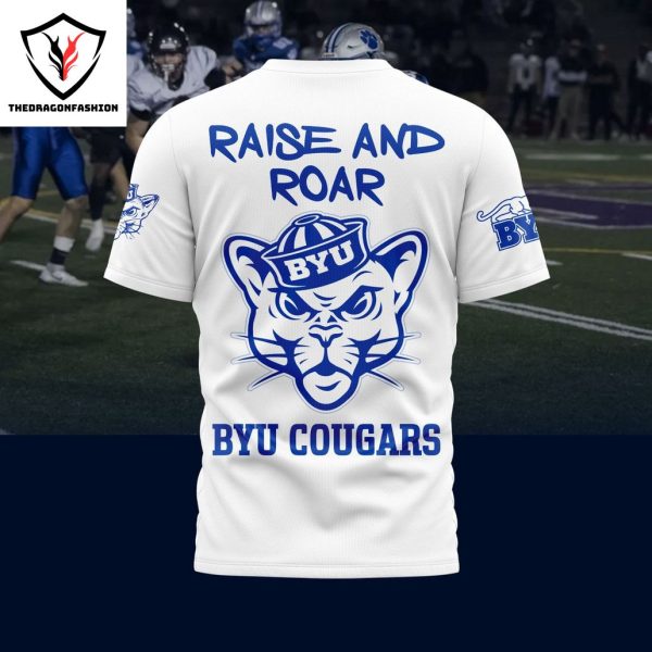 BYU Cougars Raise And Roar 3D T-Shirt