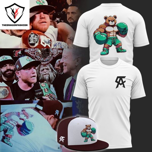 Canelo Alvarez Bear Design 3D T-Shirt