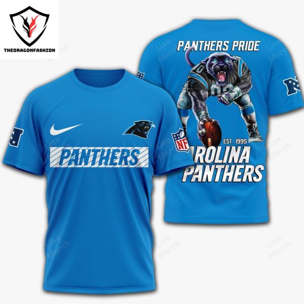 Carolina Panthers – Panthers Pride 3D T-Shirt – Blue