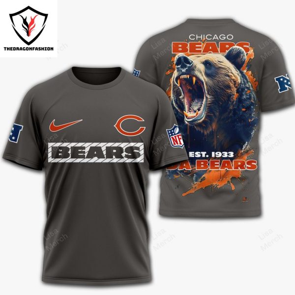 Chicago Bears Est 1933 Da Bears 3D T-Shirt