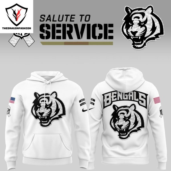 Cincinnati Bengals 2024 Salute To Service Hoodie