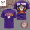 Clemson Tigers Paw Power Design 3D T-Shirt