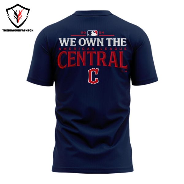 Cleveland Guardians AL Central Division Champions 2024 3D T-Shirt