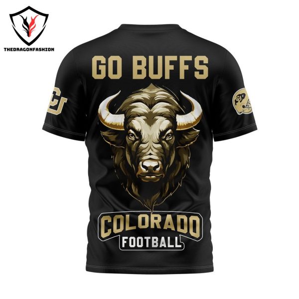 Colorado Buffaloes Football Go Buffs 3D T-Shirt