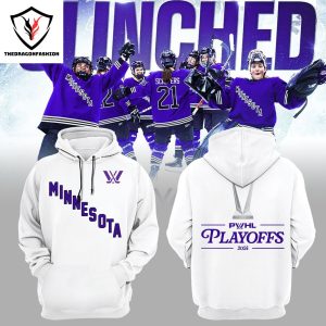 Minnesota Frost PWHL Playoff 2024 Design Hoodie – White