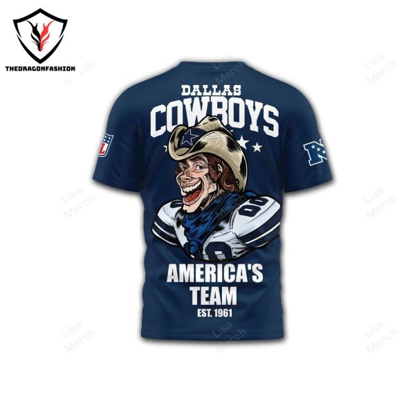 Dallas Cowboys America Team Est 1961 3D T-Shirt