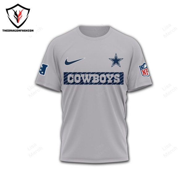 Dallas Cowboys America Team Est 1961 3D T-Shirt – Grey