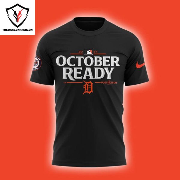 Detroit Tigers Fanatics 2024 Postseason Locker Room 3D T-Shirt