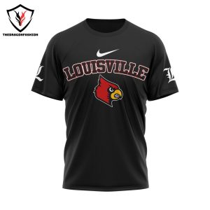 Louisville Cardinals WelcomeTo The Ville 3D T-Shirt – Black