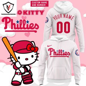 Personalized 2024 Philadelphia Phillies x Hello Kitty Night Hoodie