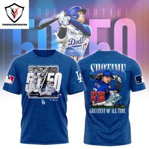 2024 Los Angeles Dodgers Shohei Ohtani 50 50 Club 3D T-Shirt