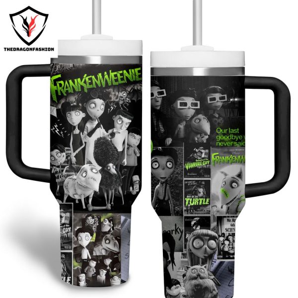 Frankenweenie Tumbler With Handle And Straw