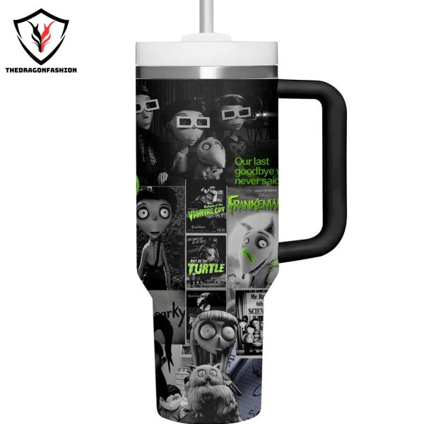 Frankenweenie Tumbler With Handle And Straw