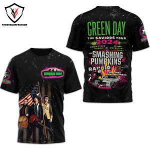 Green Day The Saviors Tour 3D T-Shirt