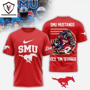 I Am A Die Hard SMU Mustangs Fan 3D T-Shirt – White