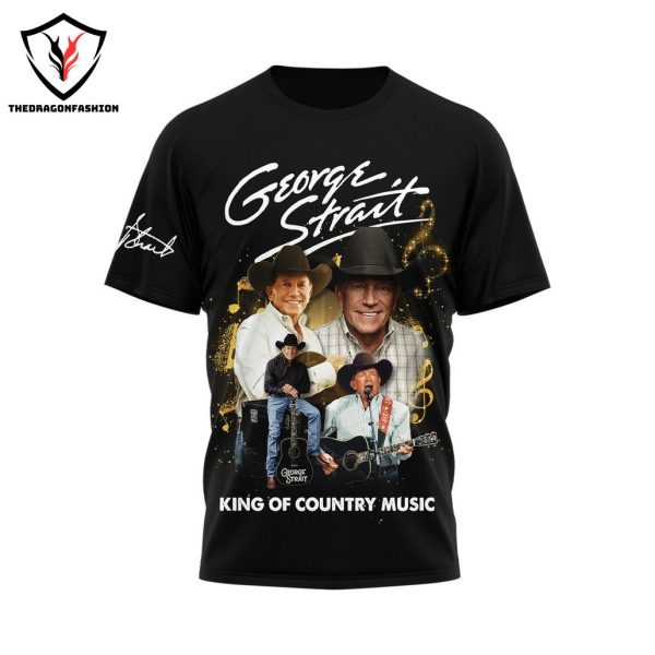 George Strait King Of Country Music Signature 3D T-Shirt