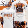 Houston Astros 2024 AL West Division Champions 3D T-Shirt – Orange