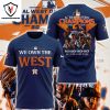 Houston Astros 2024 AL West Division Champions 3D T-Shirt – White