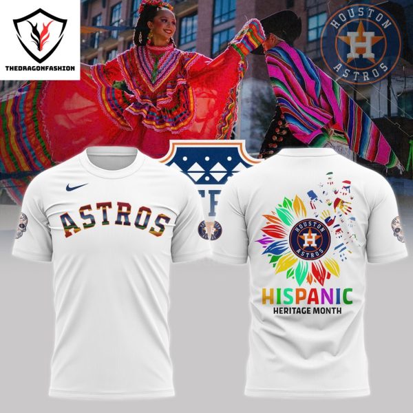 Houston Astros Hispanic Heritage Month 3D T-Shirt