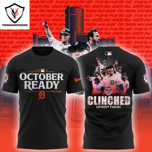 2024 Postseason October Ready Detroit Tigers 3D T-Shirt – White