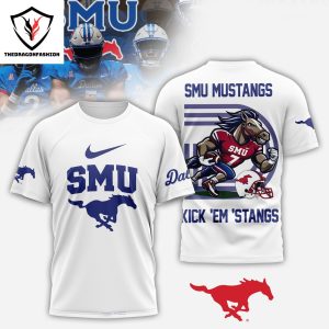 I Am A Die Hard SMU Mustangs Fan 3D T-Shirt