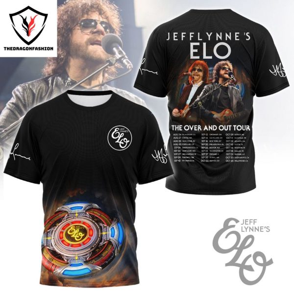 Jeff Lynnes Elo The Over And Out Tour 3D T-Shirt