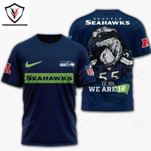 Seattle Seahawks Tariq Woolen 27 3D T-Shirt – Black