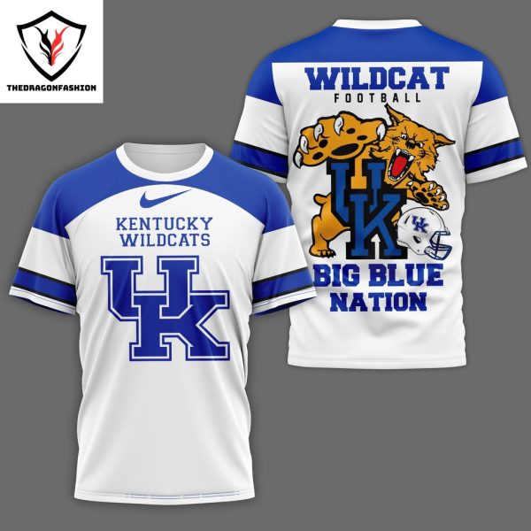 Kentucky Wildcats Big Blue Nation 3D T-Shirt