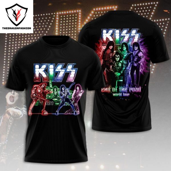 KISS Band – End Of The Road World Tour 3D T-Shirt