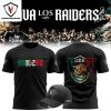 Las Vegas Raiders 2024 Mexico Is Independence Day 3D T-Shirt