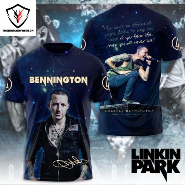 Linkin Park x Chester Bennington Signature 3D T-Shirt