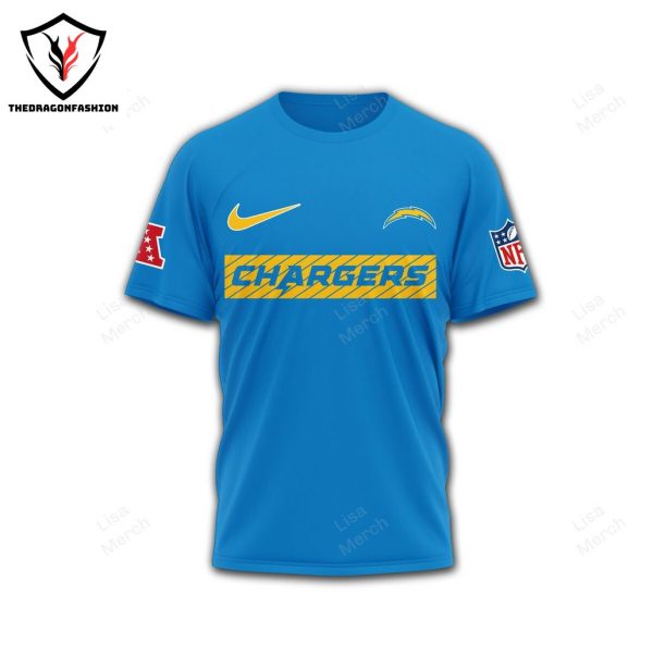 Los Angeles Chargers Bolt Up 3D T-Shirt