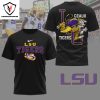 LSU Tigers Geaux Tigers 3D T-Shirt – Gold