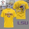 LSU Tigers Geaux Tigers 3D T-Shirt – Black