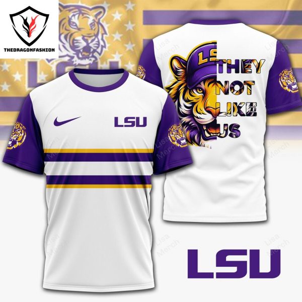 LSU Tigers They Not Like Us 3D T-Shirt