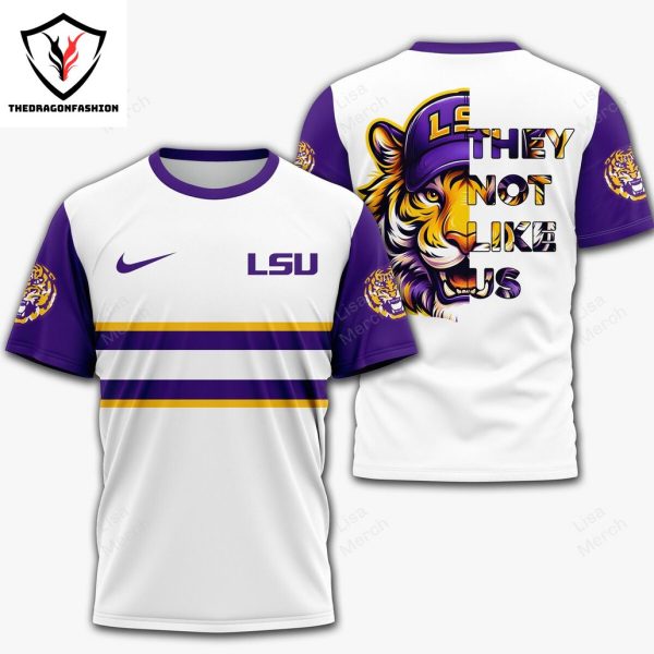 LSU Tigers They Not Like Us 3D T-Shirt