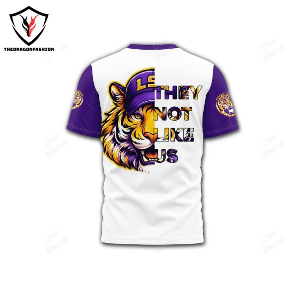 LSU Tigers They Not Like Us 3D T-Shirt