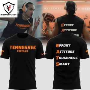 Tennessee Volunteers Football Effort Attitude Toughness Smart 3D T-Shirt