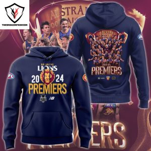 2024 Brisbane Lions Premiers 3D T-Shirt