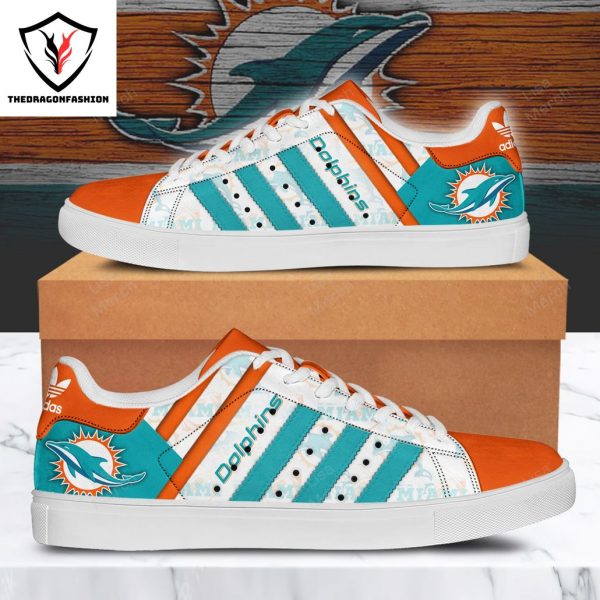 Miami Dolphins Football Stan Smith Shoes – White